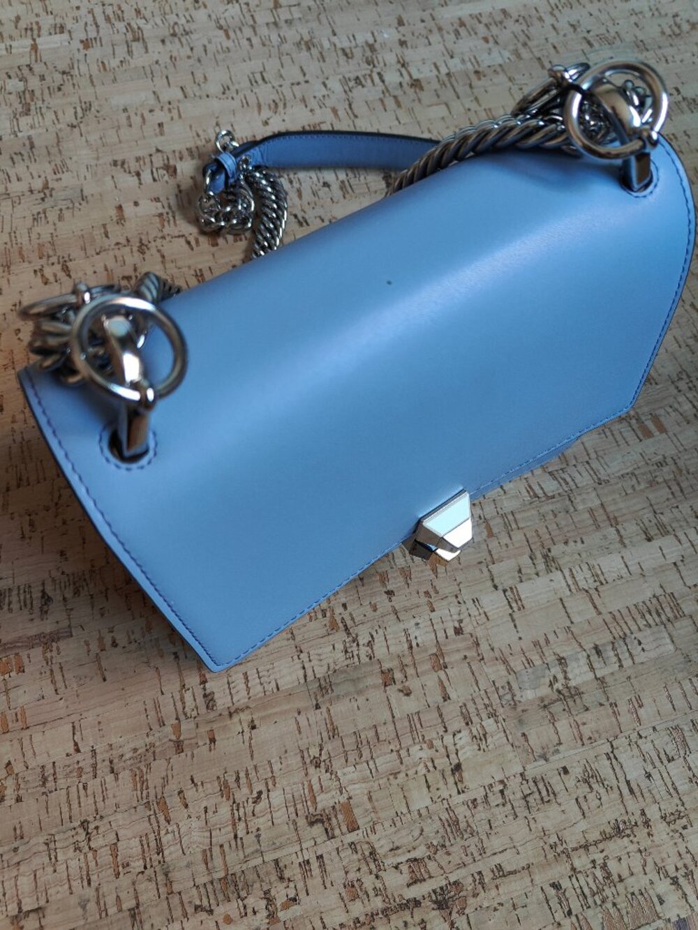 Fendi Kan I light blue shoulder purse - Picture 10 of 14